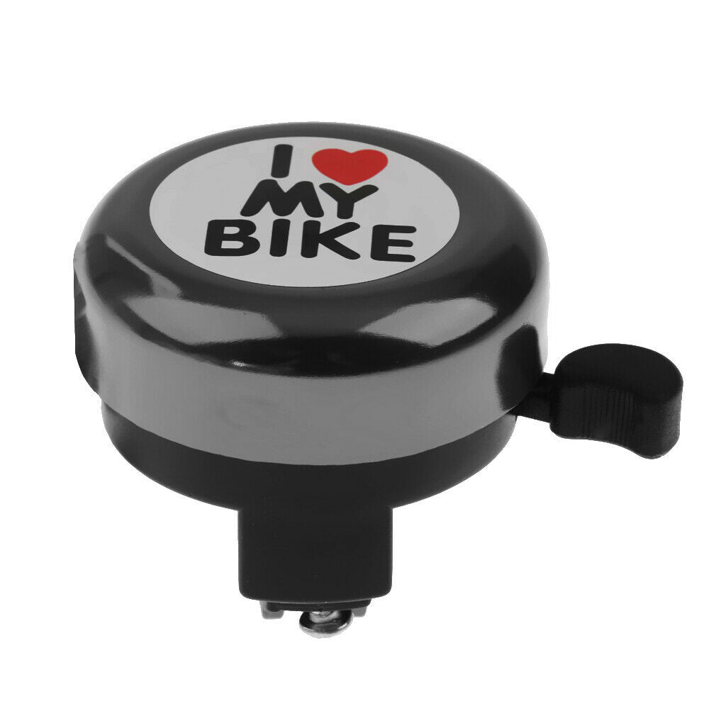 Metal Bicycle Bell Kids Loud Crisp Clear Sound Scooter Bicycle Bell Black