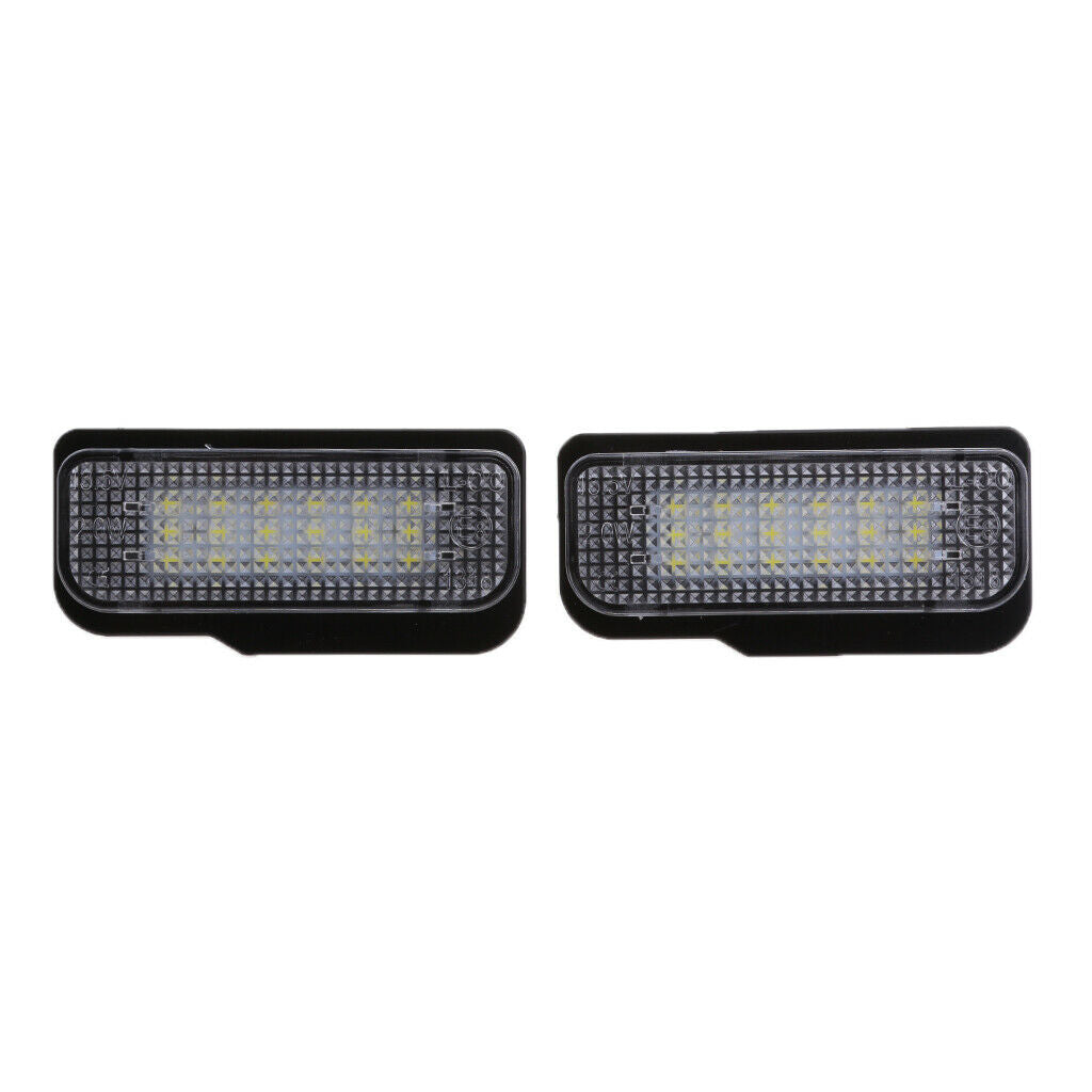 2x White 18LED License Number Plate Lights for Benz W211 W219 W203 5D Wanon