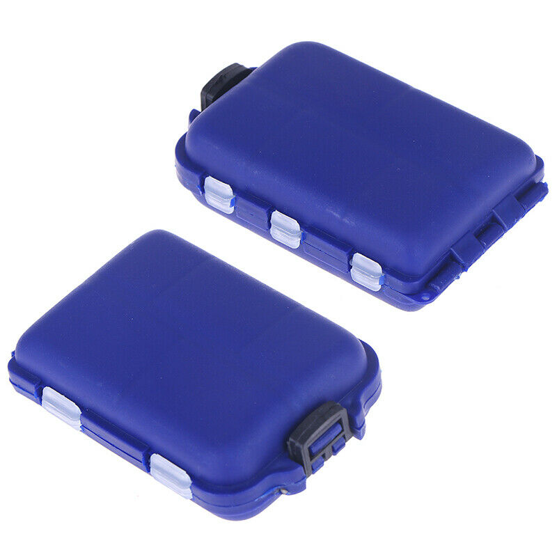 Fishing Lure Comptments Storage Case Box Fish lure Spoon Hook Bait Tackle.l8
