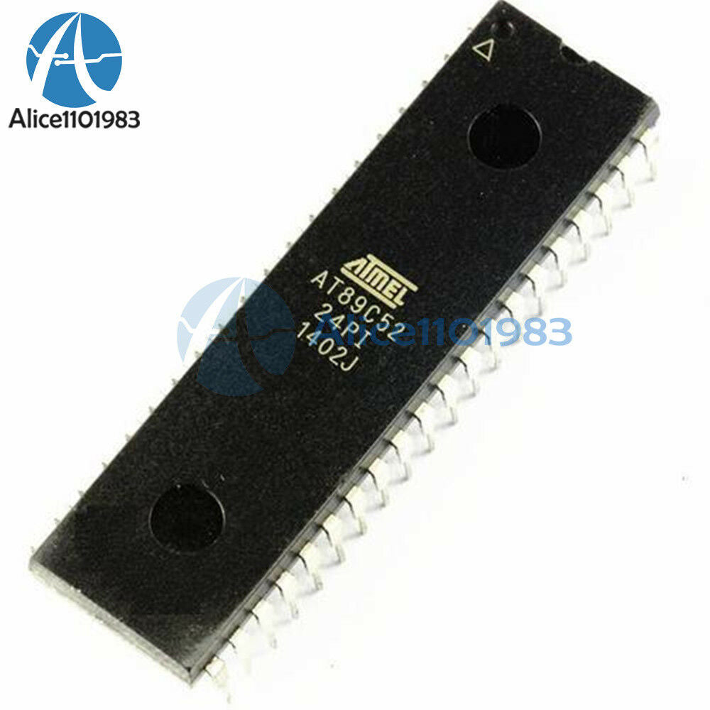 5PCS IC AT89C52-24PC AT89C52-24PI DIP-40 ATMEL NEW