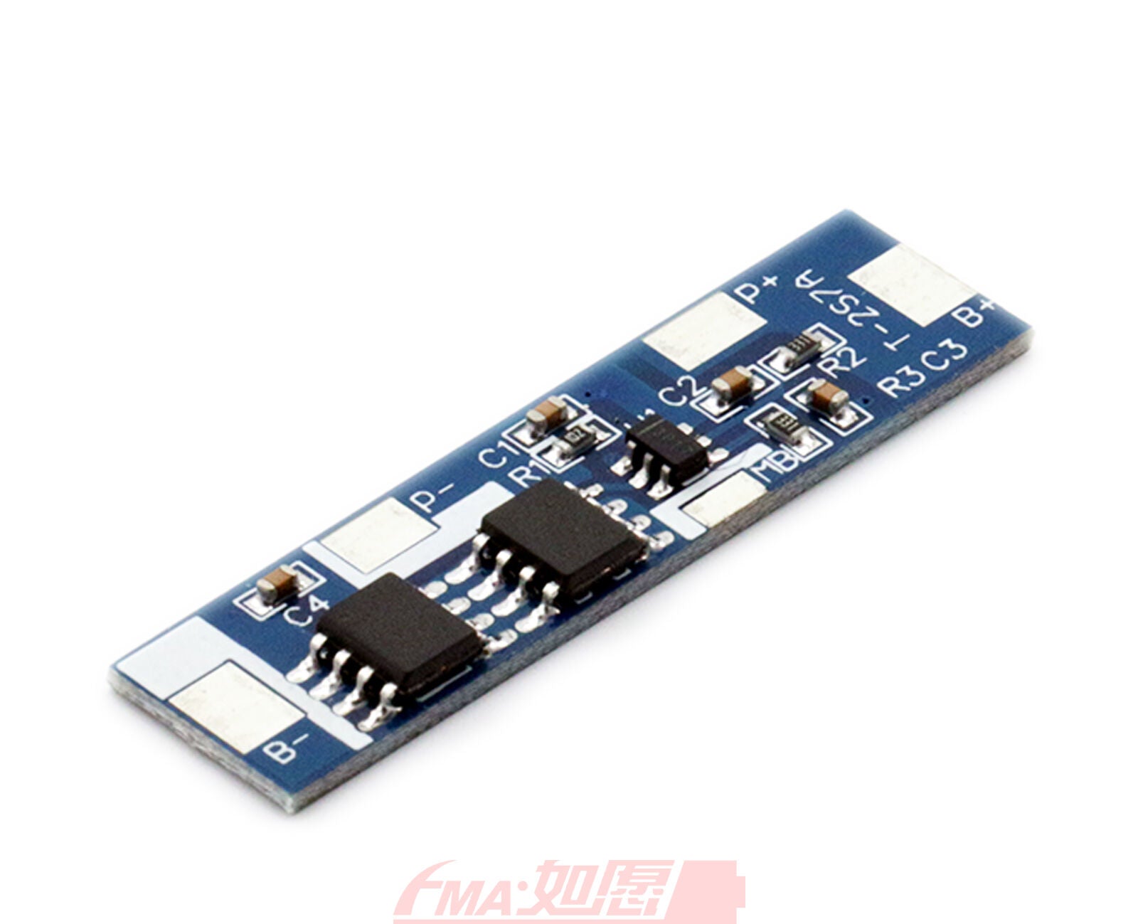 LiFe Battery PCM Protection Circuit Module BMS For 2S 6.4V LiFePO4 C:7A 2S7W002