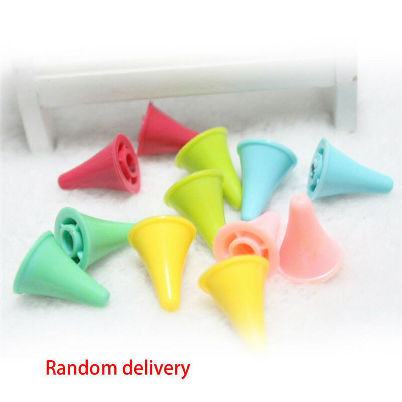 Pack of 10x Plastic Point Protectors/Stoppers for Knitting Needle - Random Color