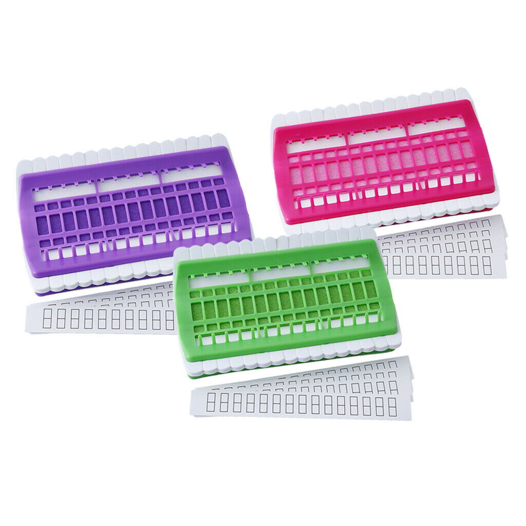 3x 30 Holes Sewing Needle Pins Holder Cross Stitch Embroidery Tool Gift