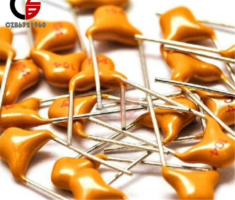 50PCS 0.1uF 50V 104 Chip MLCC Monolithic/Multilayere Ceramic Capacitor