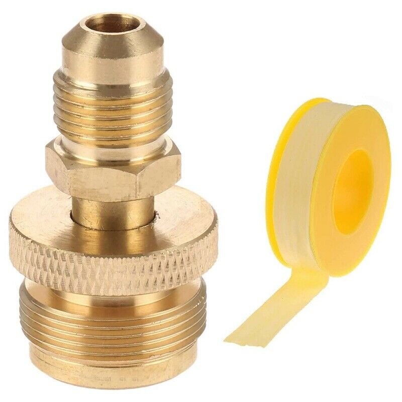 1LB Portable Propane Regulator Adapter, 1in-20 Male Throwaway Cylinder ThreaS9E2