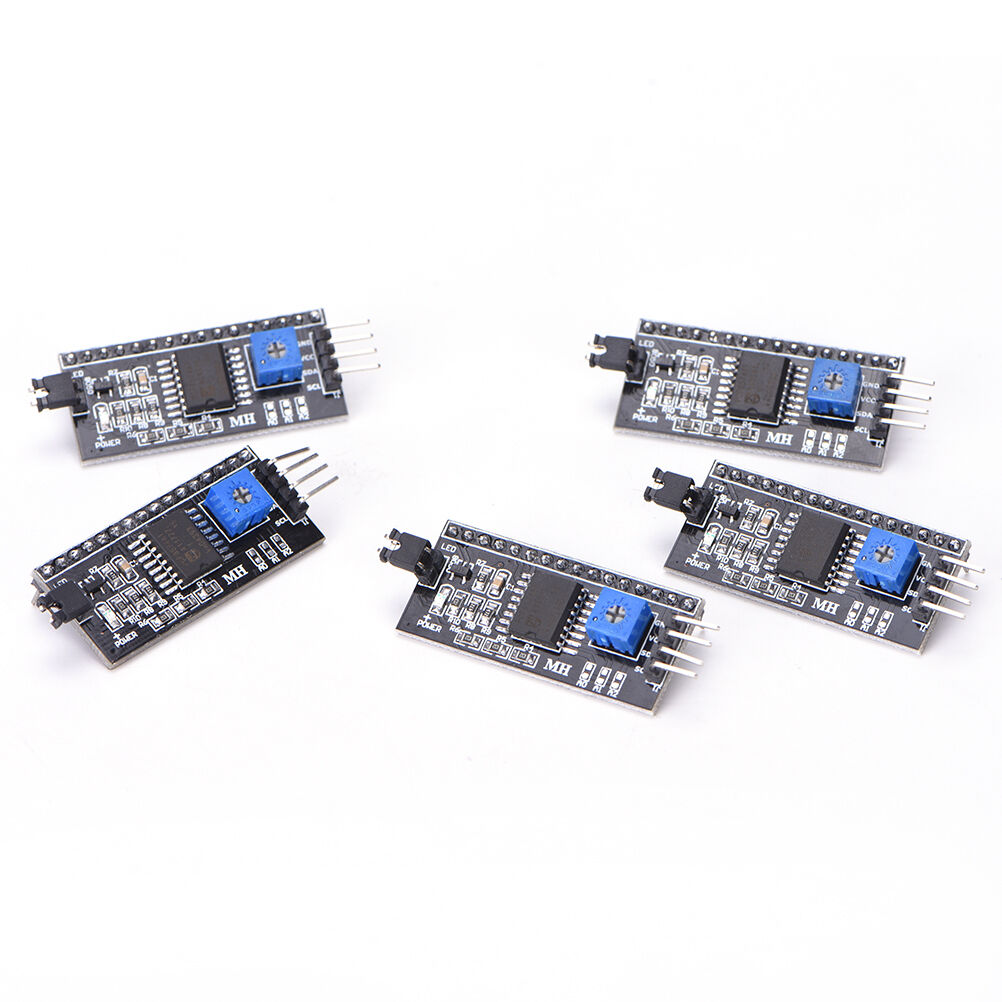 5pcs IIC I2C Serial Interface Board Arduino Module LCD1602 Address Changeable SJ