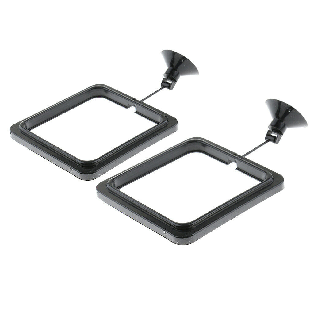 Aquarium Feeding Ring - Practical Floating Food Square - Reduces Waste