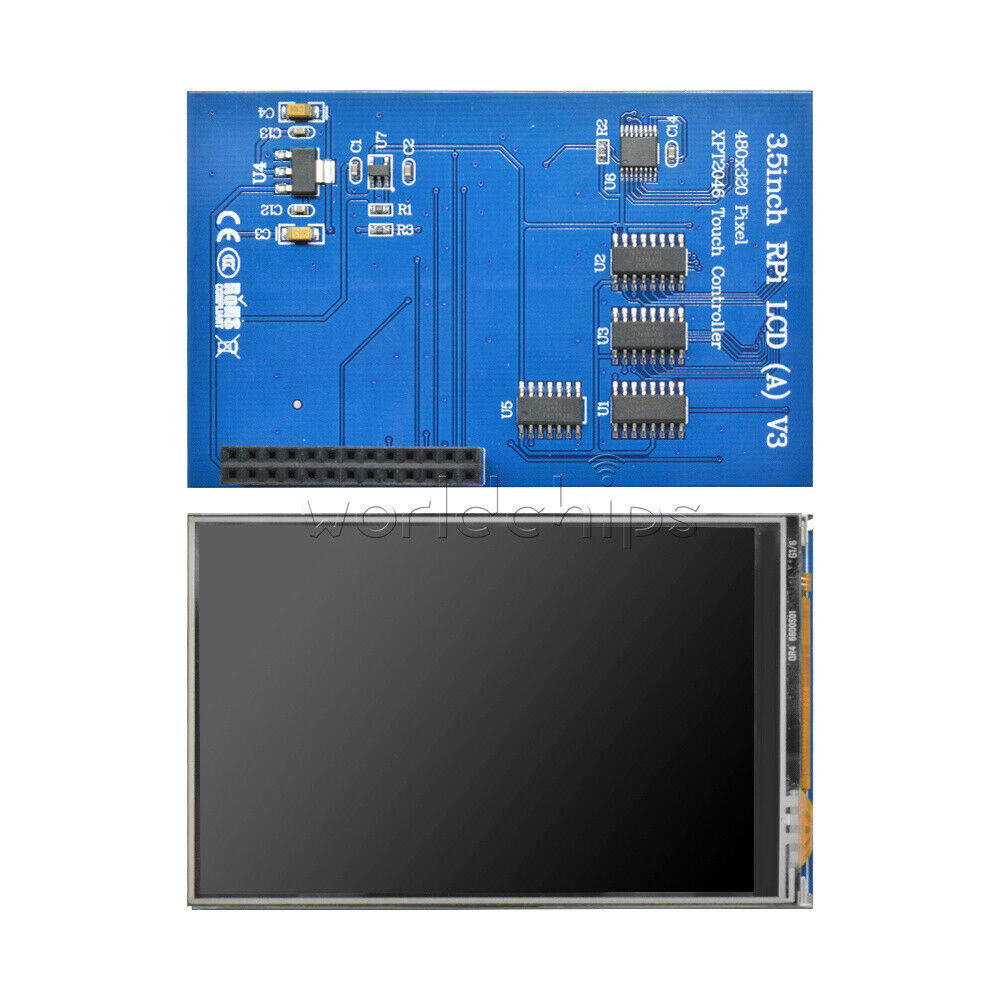 3.5"320x480 TFT SPI LCD Display Touch Screen Module For Raspberry Pi P3