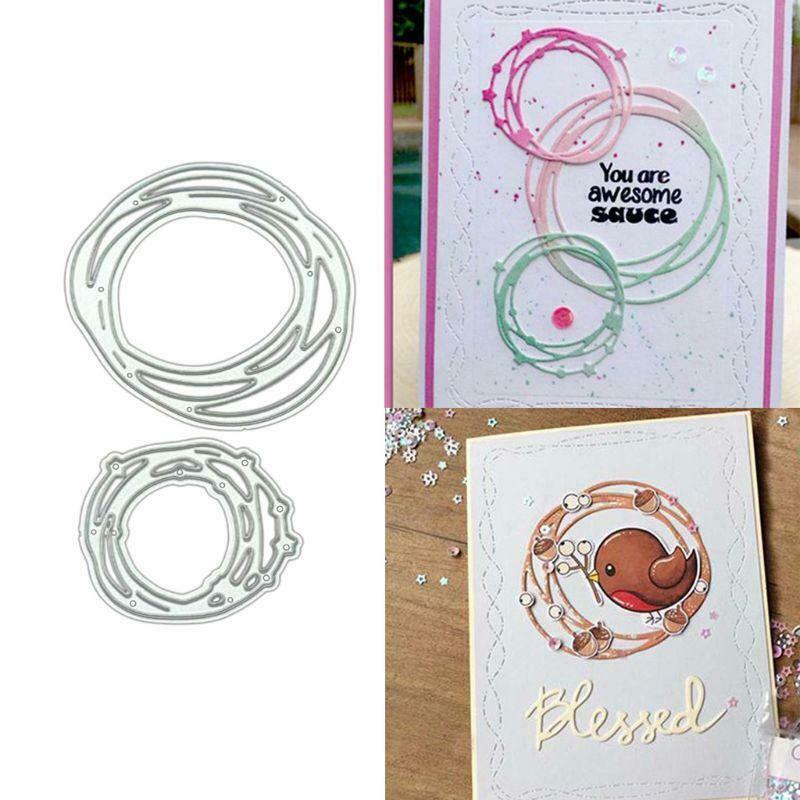 Line Ring DIY Metal Cutting Dies Stencil Scrapbooking Album Paper Card Crafts
