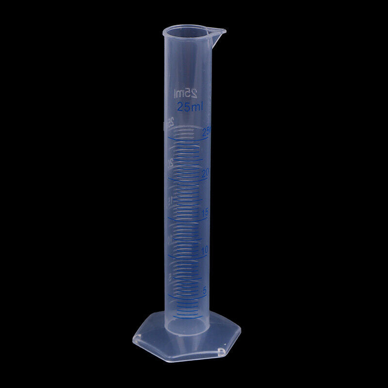 25ml measuring cylinder blue scale acid and alkali resistant measuriZ1J^.l8