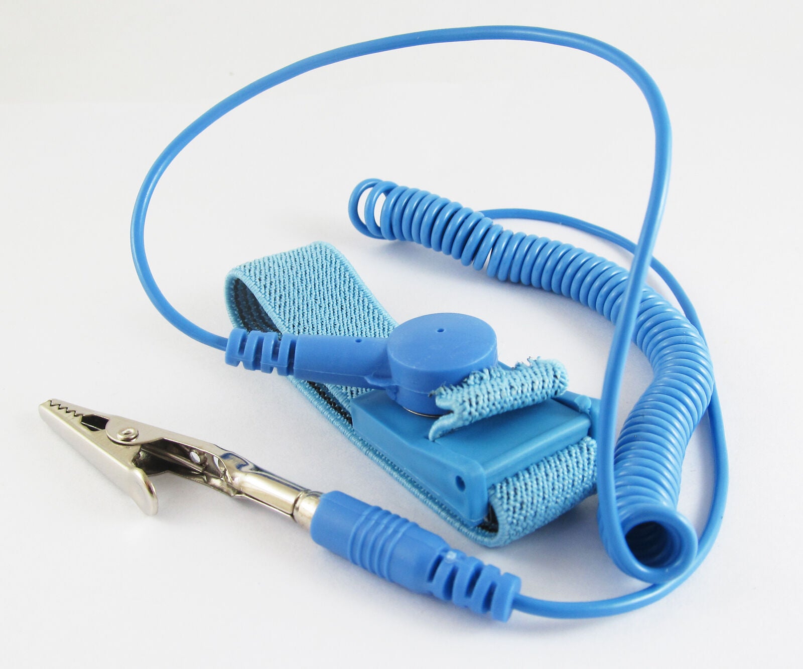 10pcs Anti Static Antistatic ESD Adjustable Wrist Strap Band Grounding Wire Blue