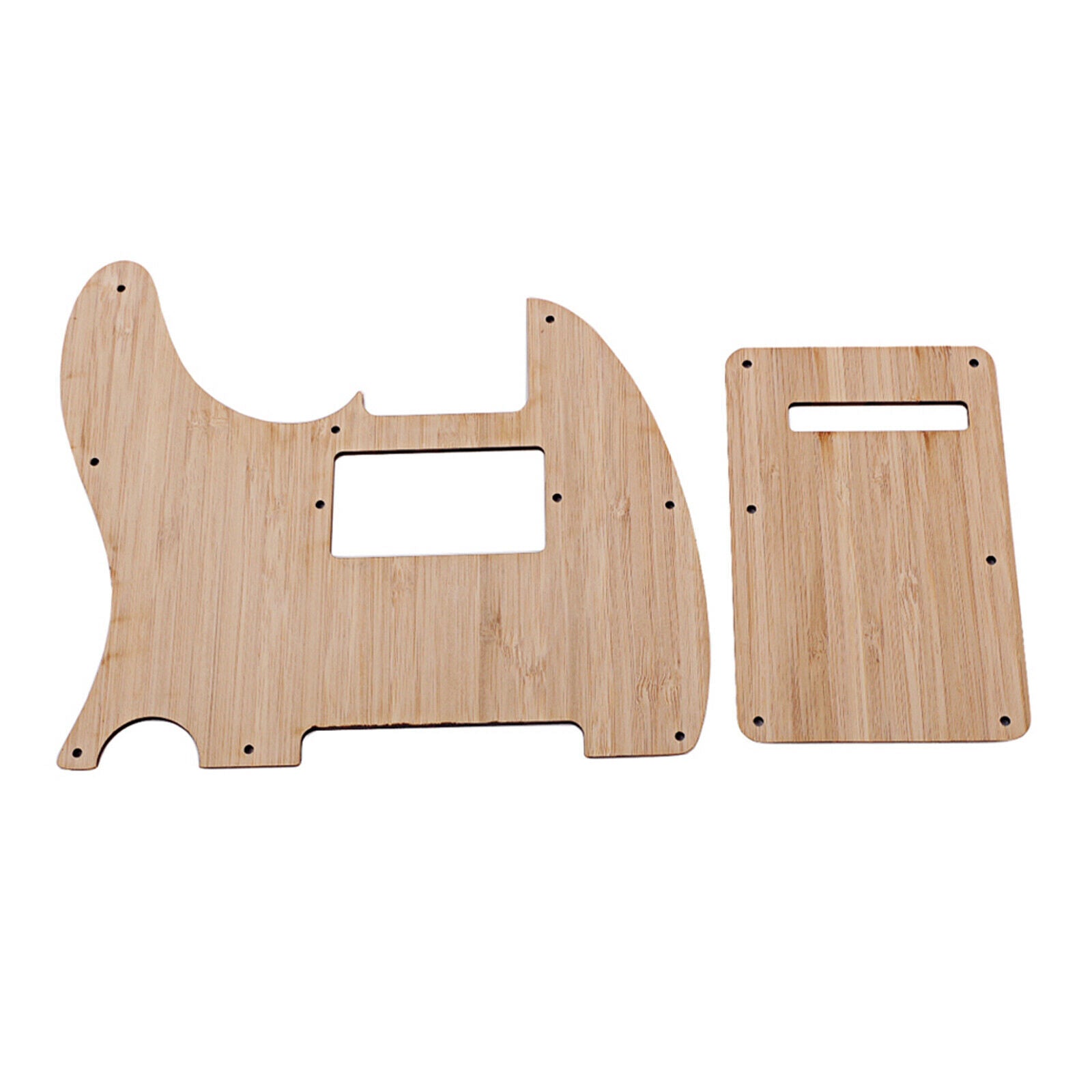 Bamboo Pickguard Back Plate for Electric Guitar Instrument Accessories