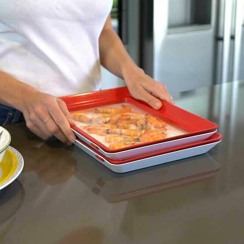 2 X Trays Of Conservation of The Food - System Freshness