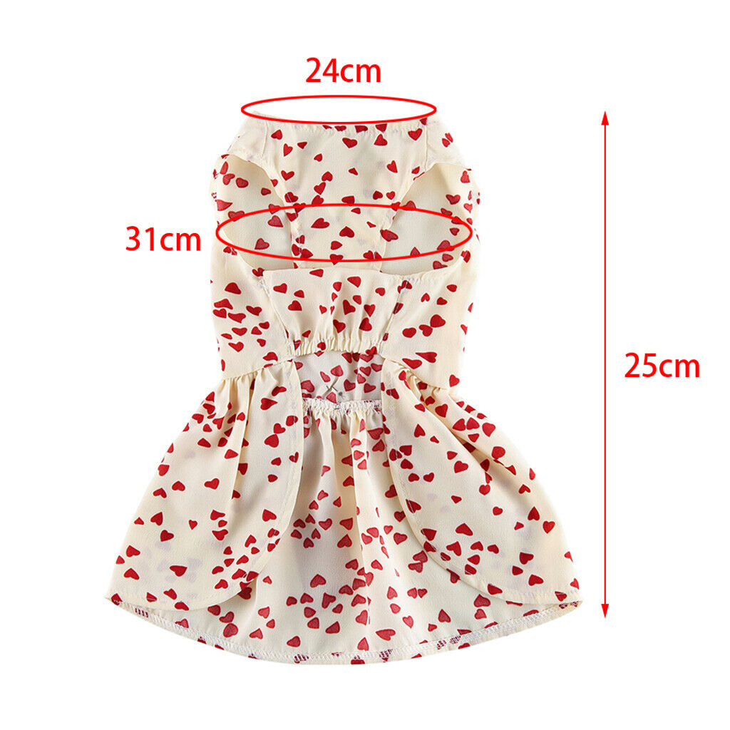 Dog Princess Costume Pet Summer Dress For Pet Dog Princess Costume Party XS