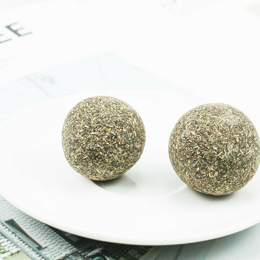 Pet Cat Natural Catnip Treat Ball Home Chasing ys Healthy Edible Treating Fx