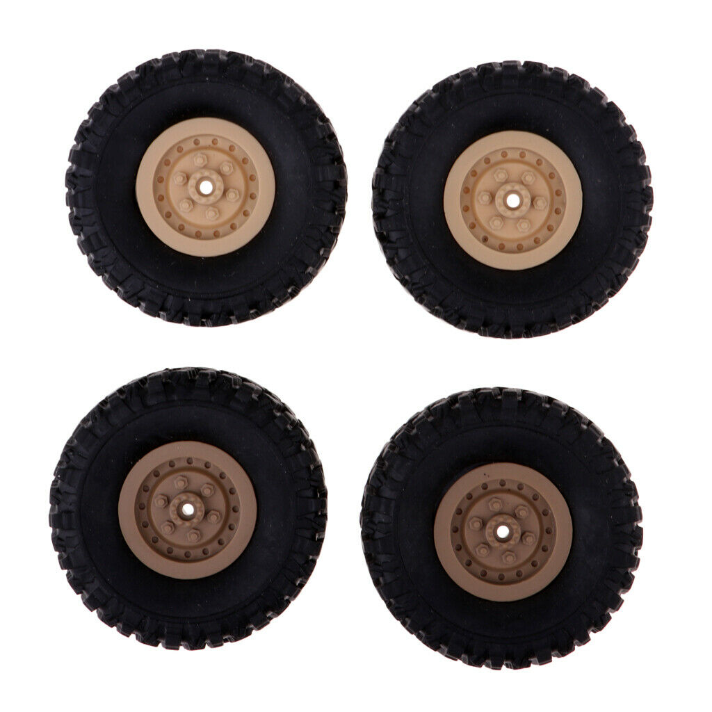 4 pieces. Rubber tire spare tire accessories for 1:16 WPL