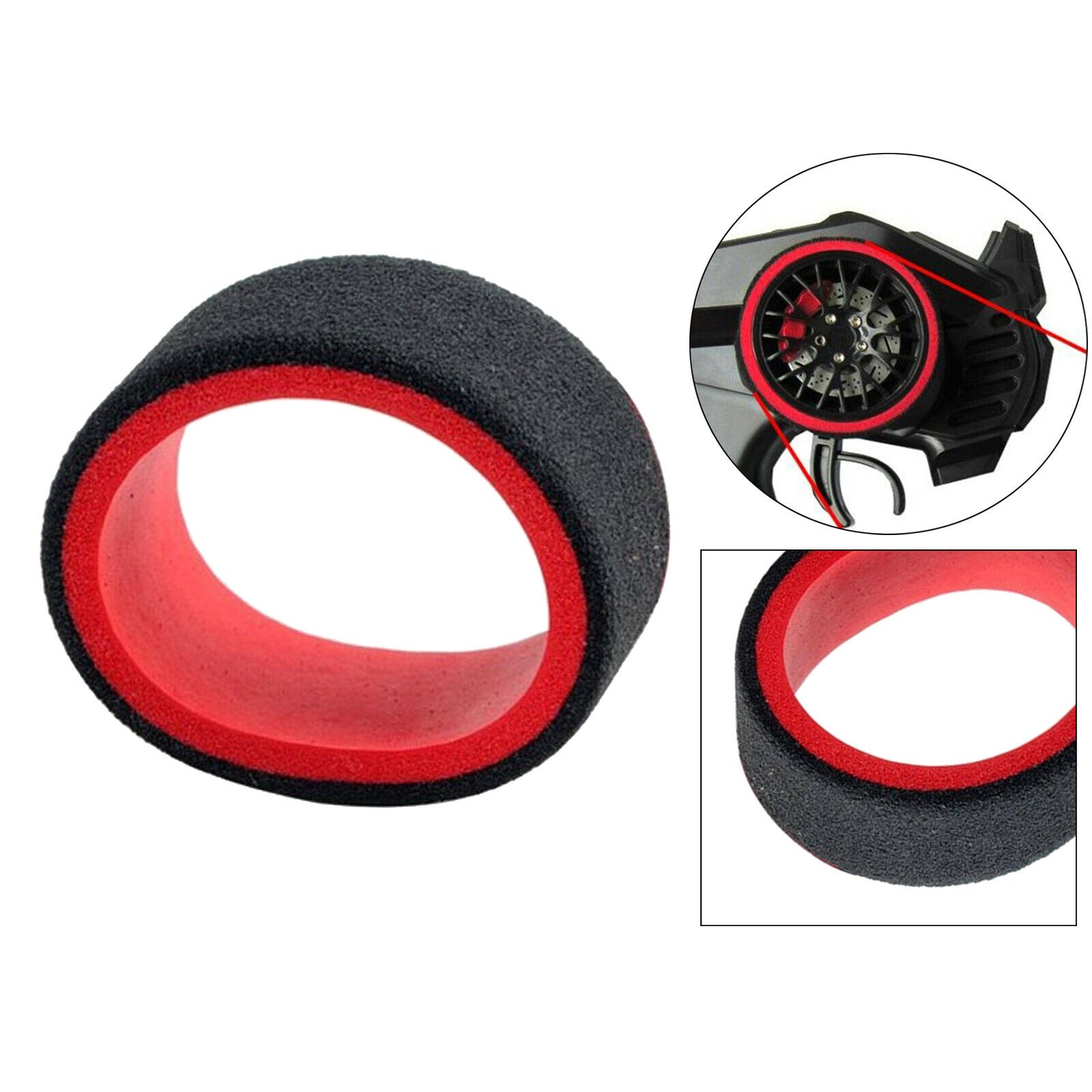 Universal RC Transmitter Steering Wheel Grip Hand Wheel Sponge Parts Accessories