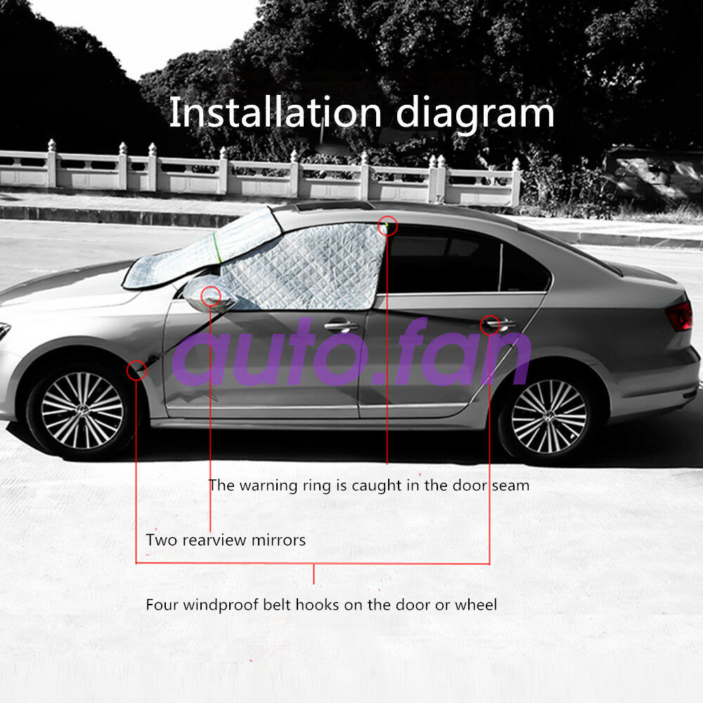 Three-sided thick aluminum foil snow cover for snow/anti-frost snow cover