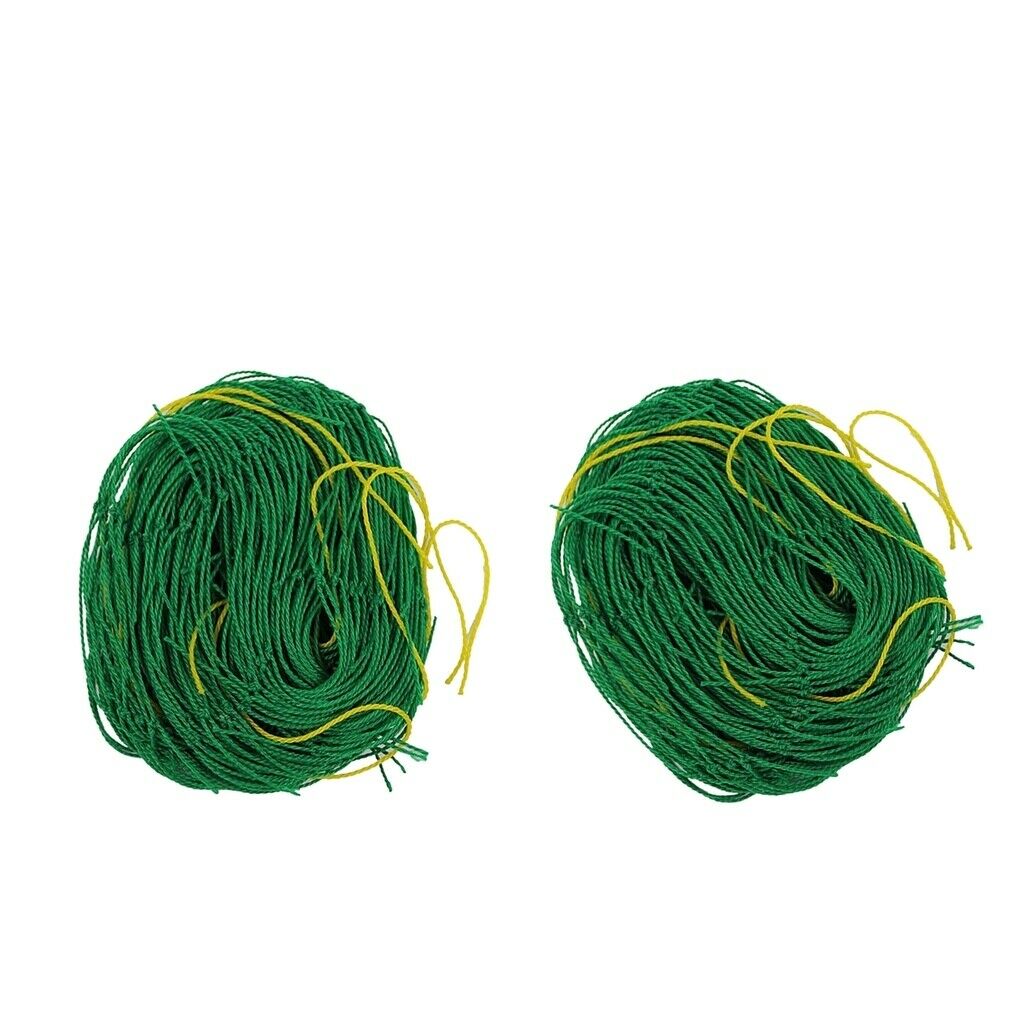2-Pack Nylon Heavy-Duty Plant Trellis Netting Plant Support Vine Trellis Net