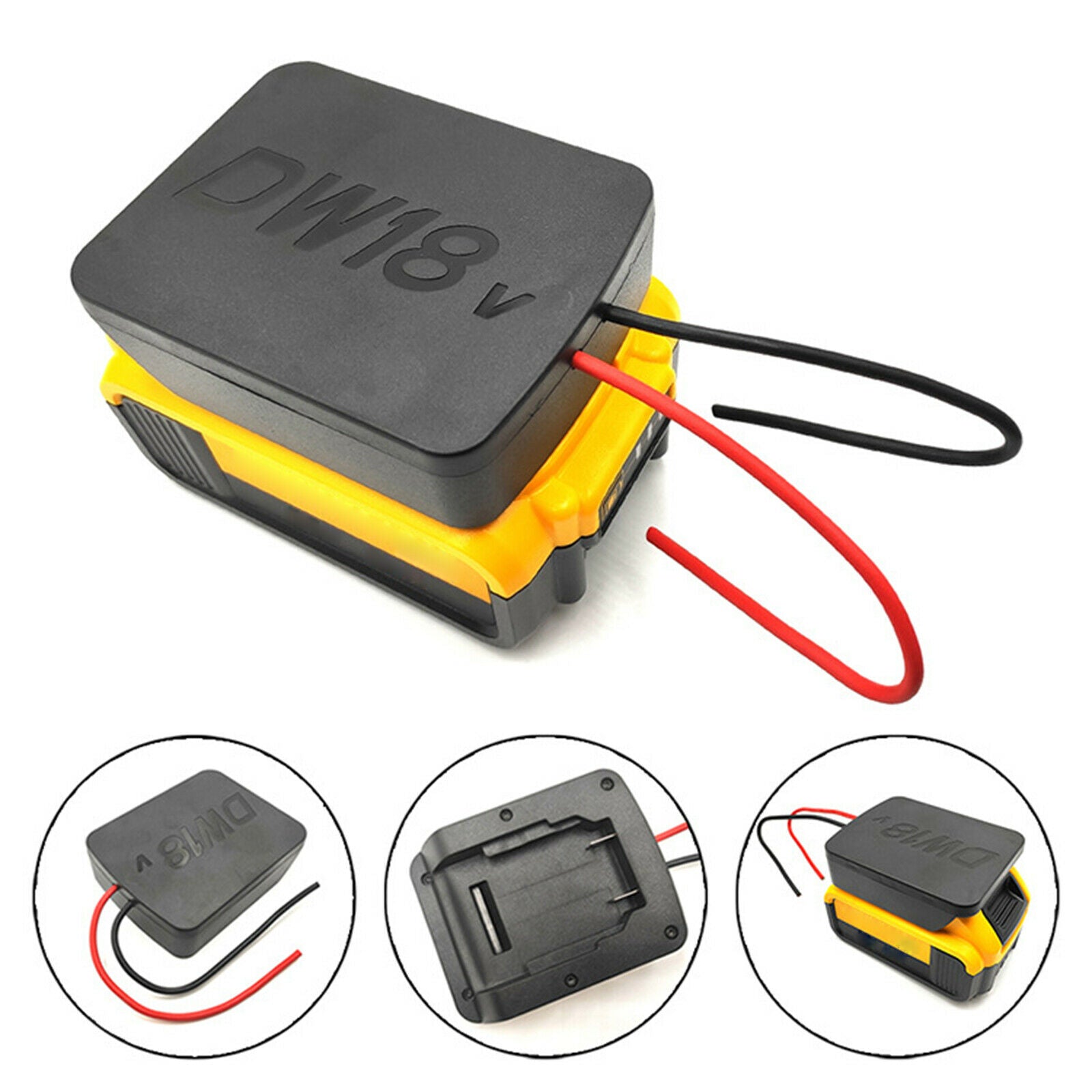 Power Wheels Adapter with Wires for   18V Dock Power Connector Part