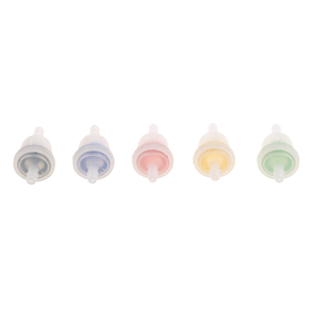 10pcs Universal Petrol Inline Fuel Filter LARGE Car Part Fit 7mm Pipes