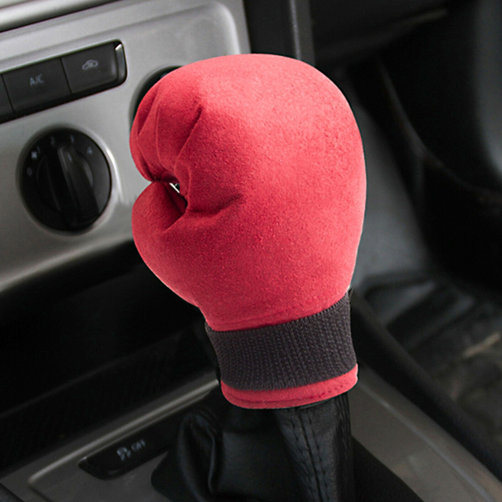 Universal Car Gear Stick Shift Knob Shifter Lever Head Red Boxing Glove Decorate