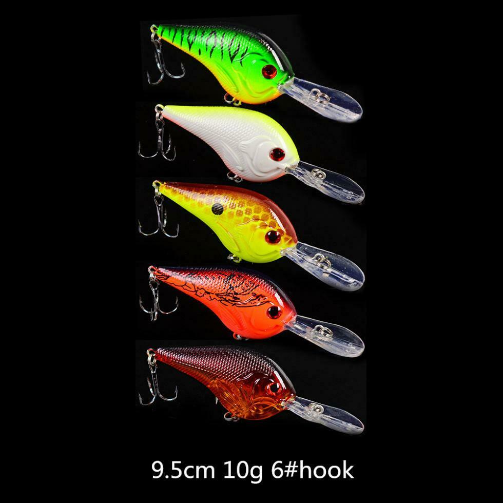25pcs/lot Hard Crank Bait Fishing Lure Kit Minnow Popper Crankbait VIB 4 Models