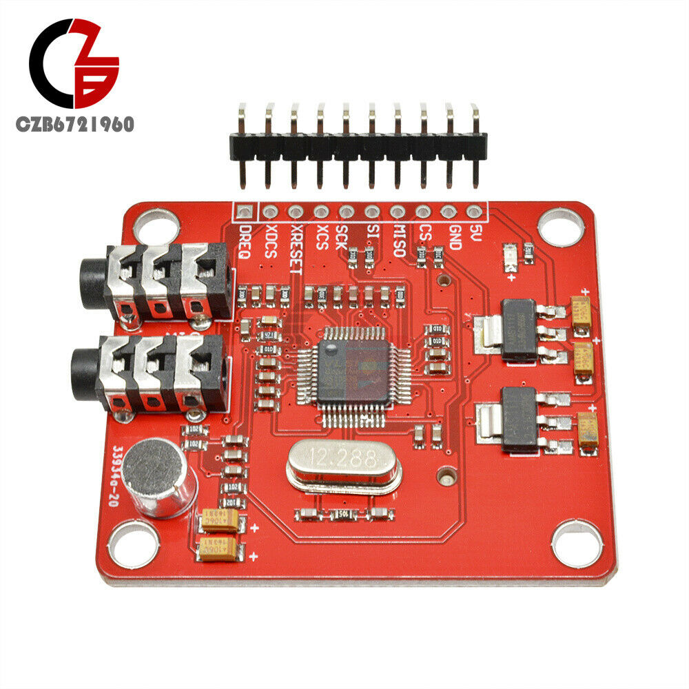 VS1053 MP3 Module & SD card slot VS1053B Ogg real-time recording for Arduino