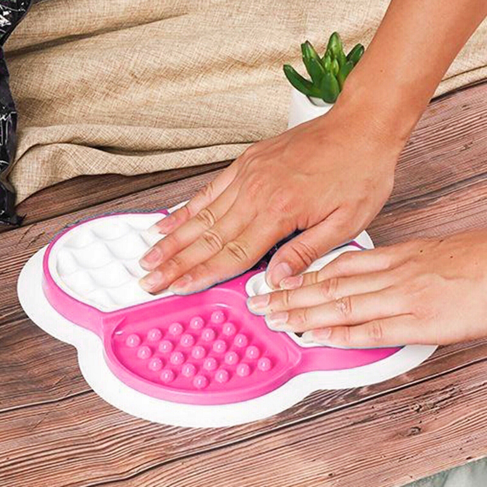 Pet Bowl Dog Cat Slow Eating Feeding Food Bowls Portable Puppy Feeder Pink