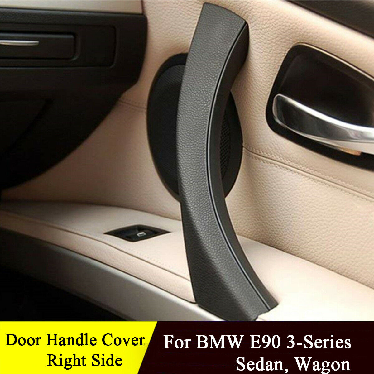 Right Inner Door Panel Handle Outer Trim Cover 51417230850 For BMW E90 3-Series