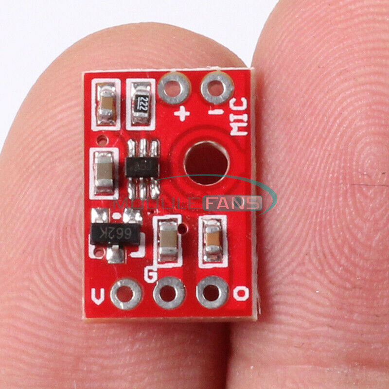 Electret Microphone MAX9812L Amplifier 3.3-6V Microplate Module for Arduino