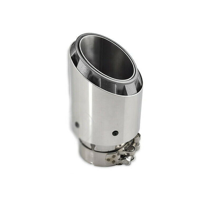 66mm-89mm Stainless Steel Car Auto SUV Exhaust Pipe Muffler End Tips Trim Chrome