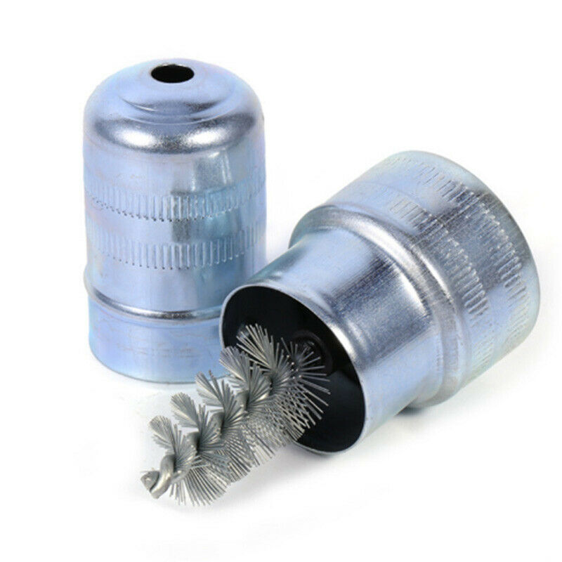 Stainless Steel Car Battery Post Terminal Cleaner Dust Brush Hand Clean T Tt