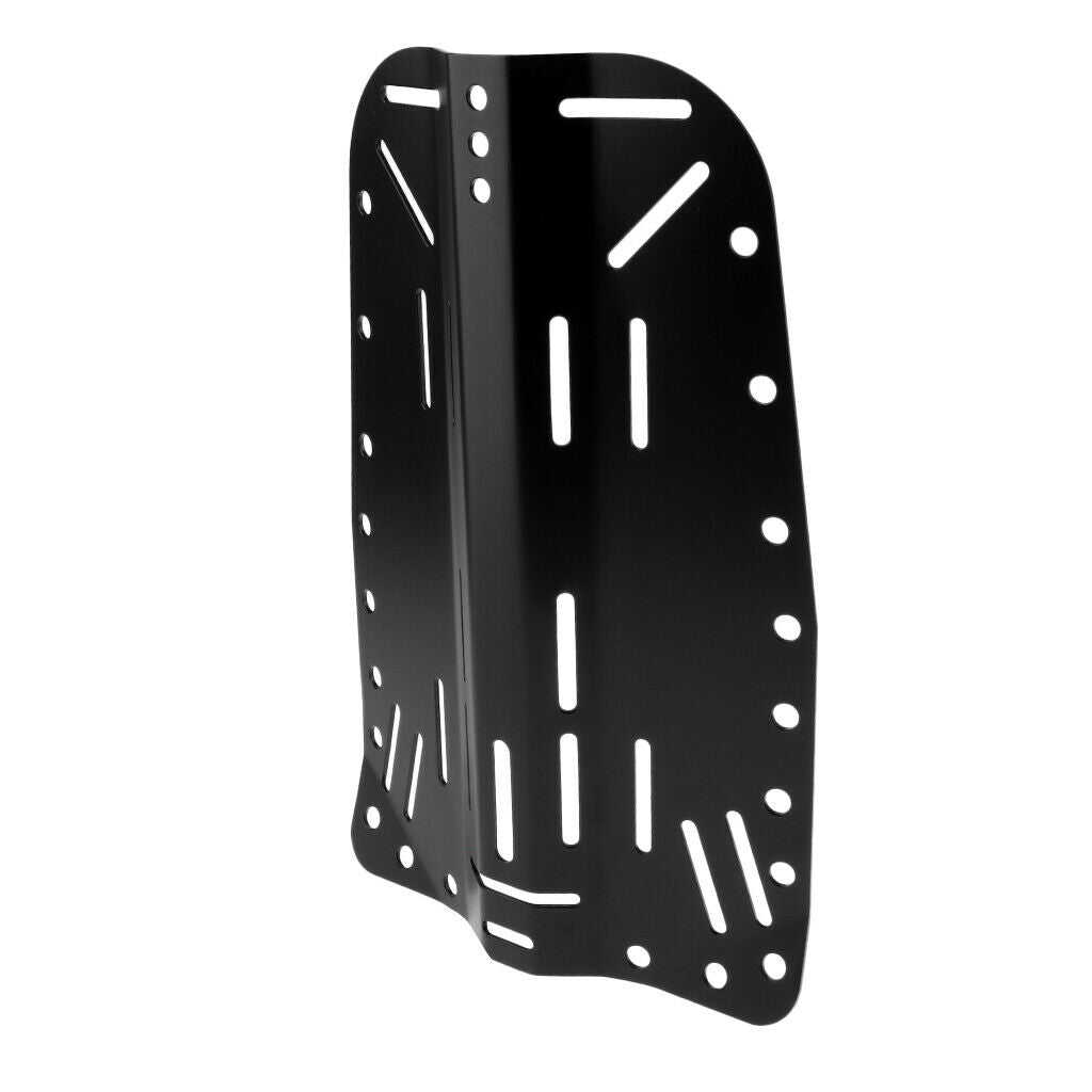Black Diving Backplate Pad Unit for Scuba Diving Diver BCD Harness System