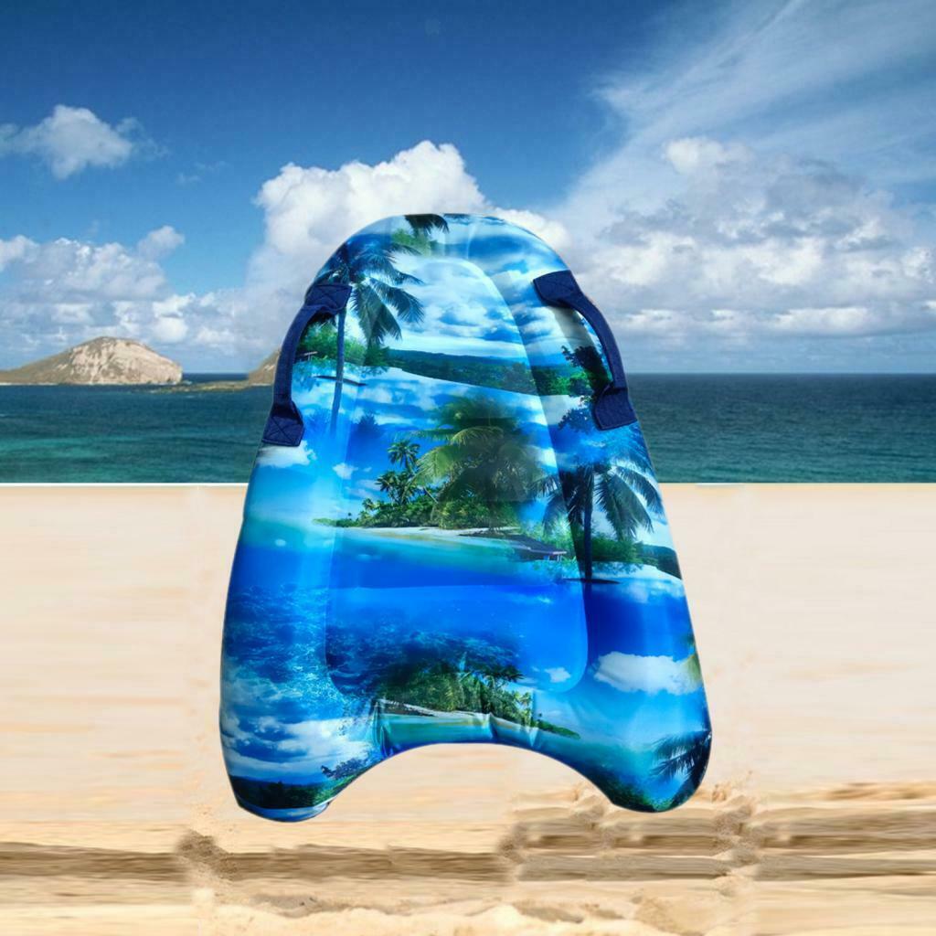 Children's Inflatable Surfboard Surfing with Handles for Beach Swimming