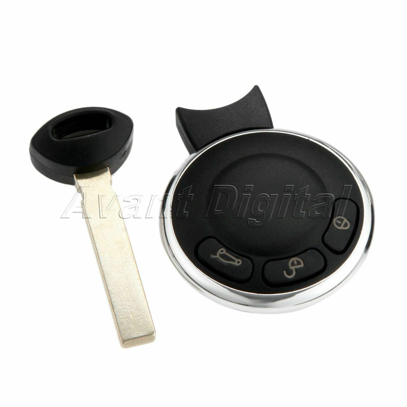 1 Remote Key 868MHz 3 BTN PCF7952 ID46 Chip W/ Battery For 09-14 Mini Cooper