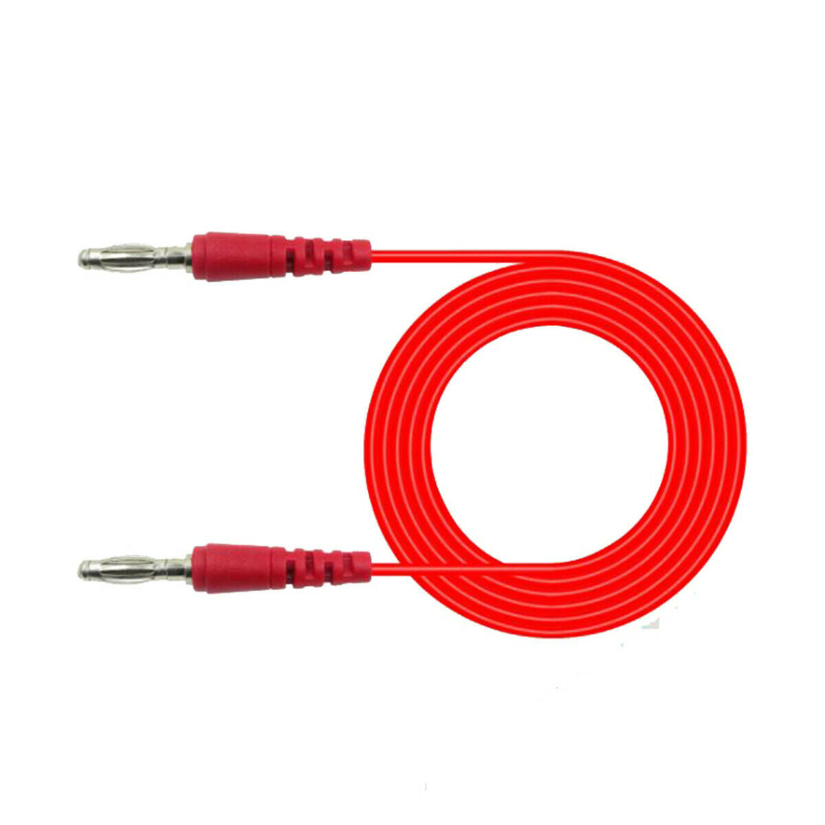 5PCS 4mm Banana Plug to Banana Plug Double End Test Lead For Multimeter 5 Colors