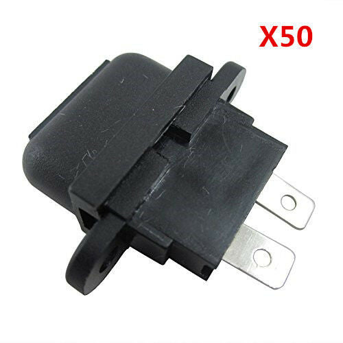 50Pcs Car Truck Durable 2 Pins Blade Standard Fuse Holder Box for M Size Fuse