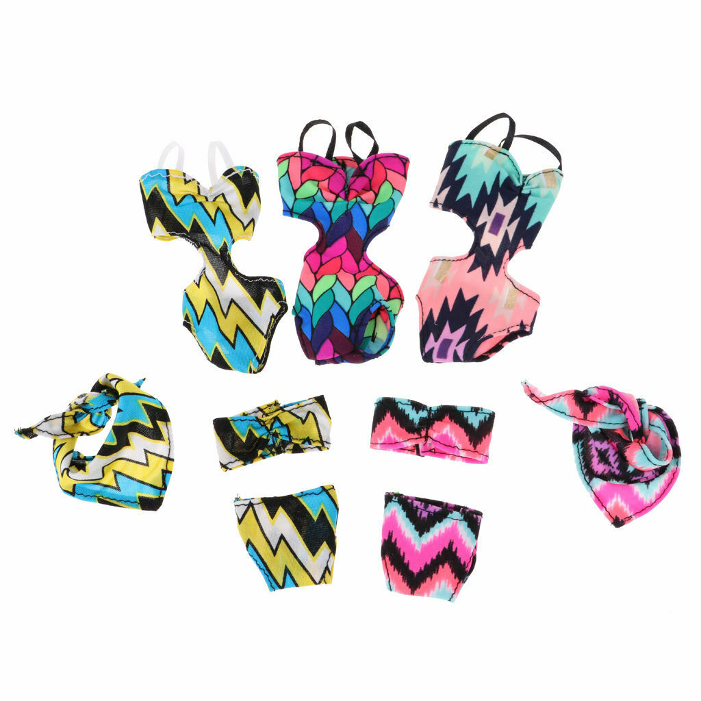 5Set Popular Summer Beach Siamese One-piece Swimsuit Swimwear Bikini Bathing