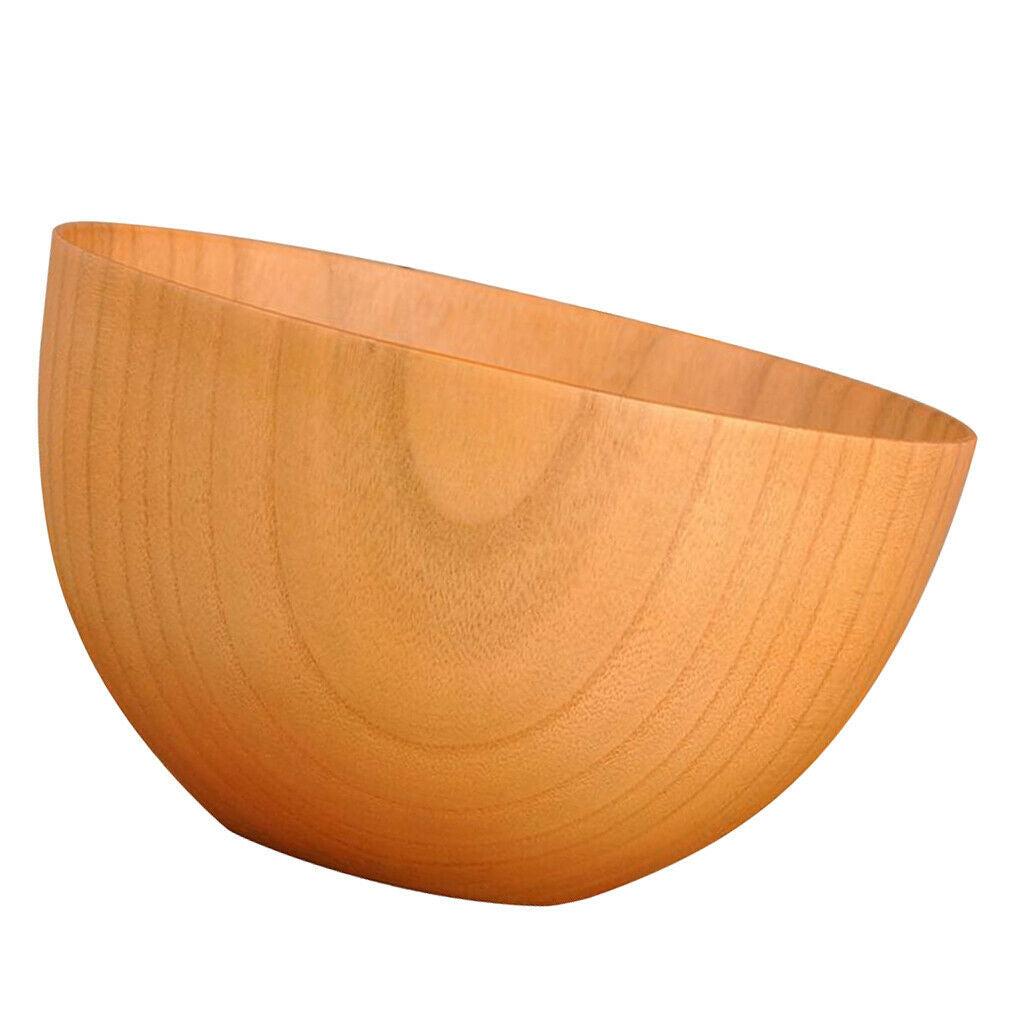 2x Large Natural Wooden Bowl of Rice Noodles