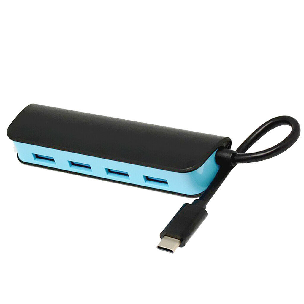 Type-C Multi-Port Hub to 4 USB 3.0 Charging Port Adapter