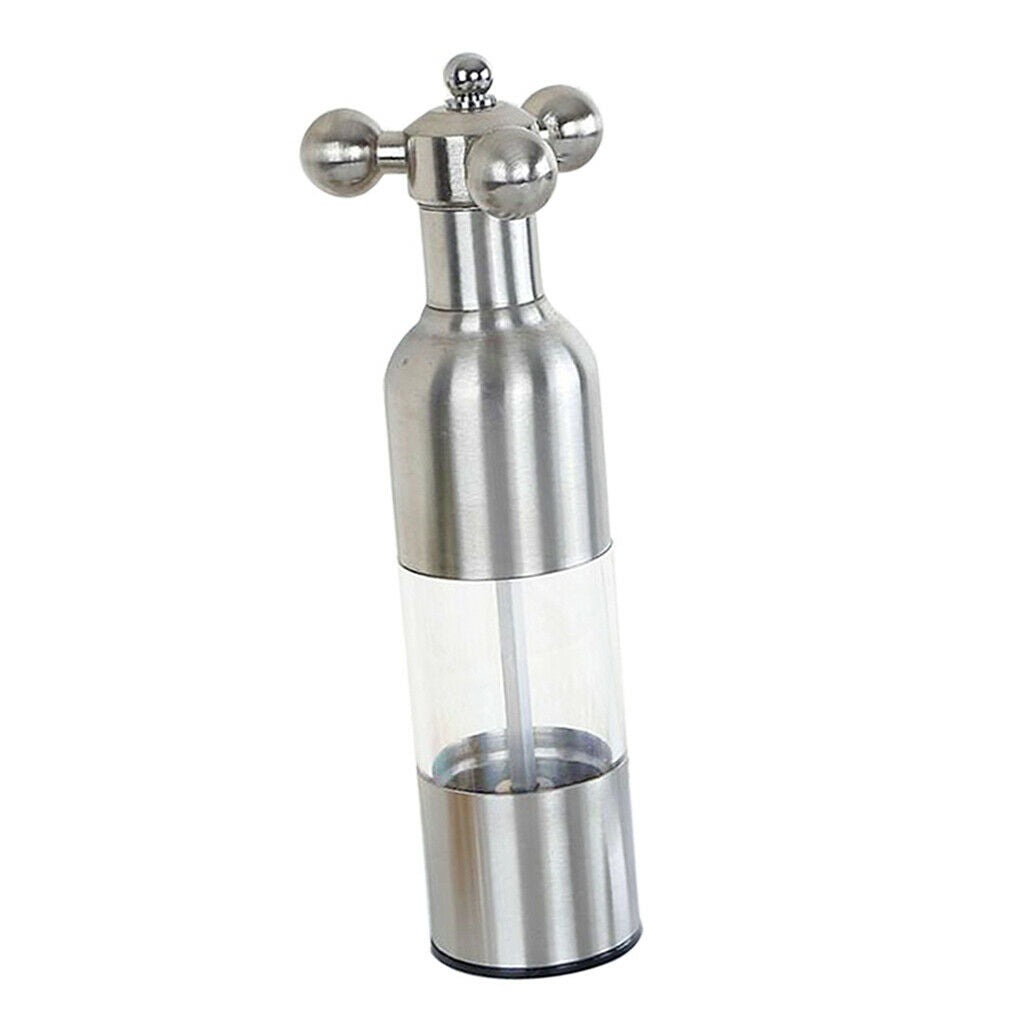 Stainless Steel Pepper Hand Grinder High Pressure Grinding Ceramic Core L