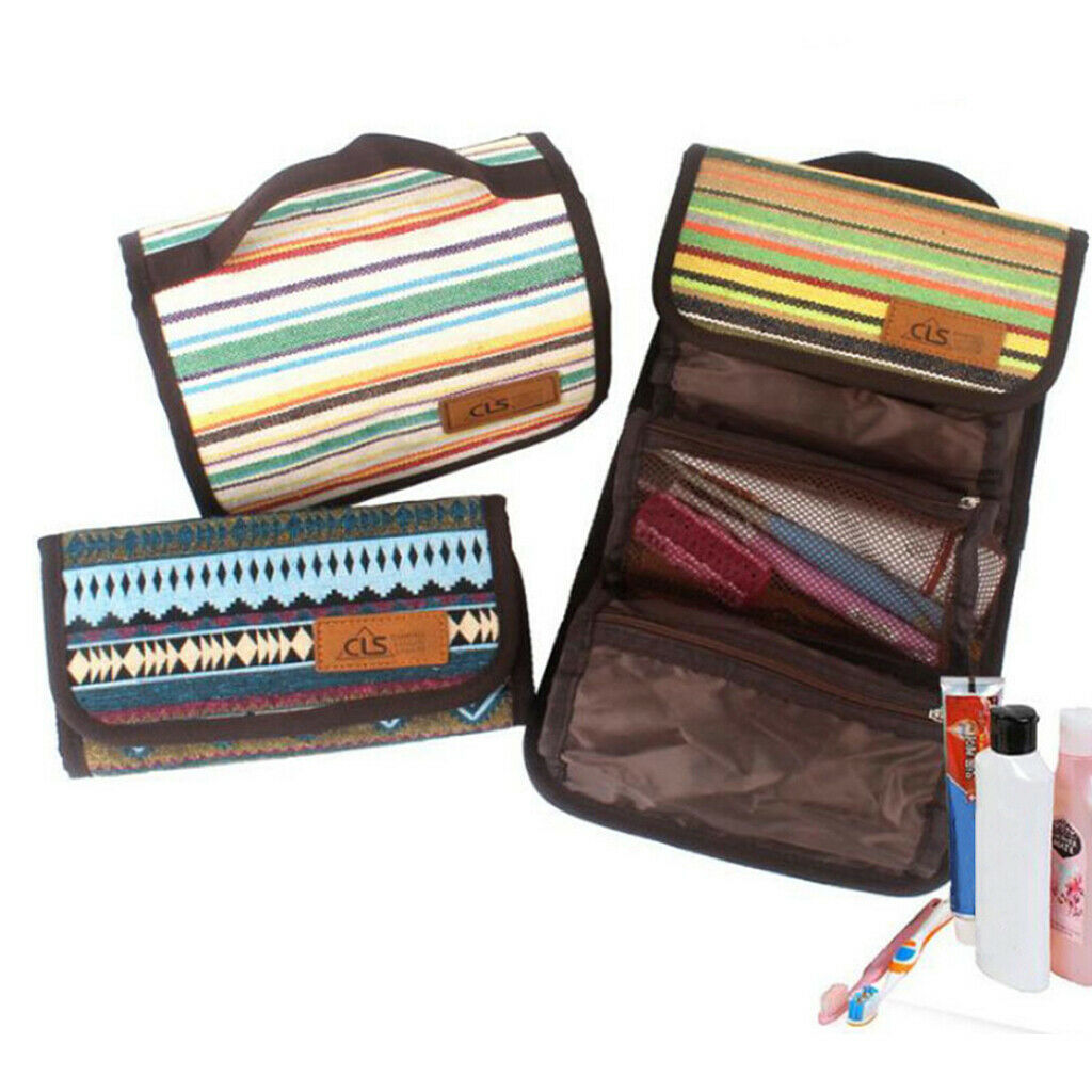 Portable Ladies Men Wash Bag Travel Toiletry Bag Hanging Cosmetic Makeup Bag