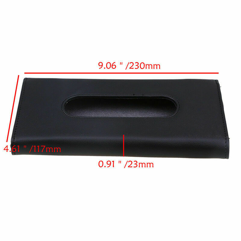 Car Visor Napkin Paper Tissue Box Bag Holder Case Sunglasses Storage Organizer