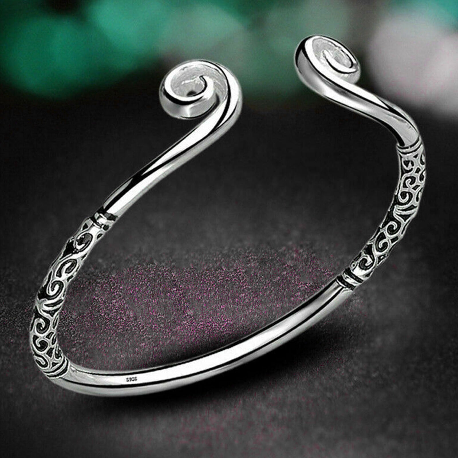 Man Bangle Hoop Jewelry Women Fashion Bracelet Cuff Sculpture Fashion