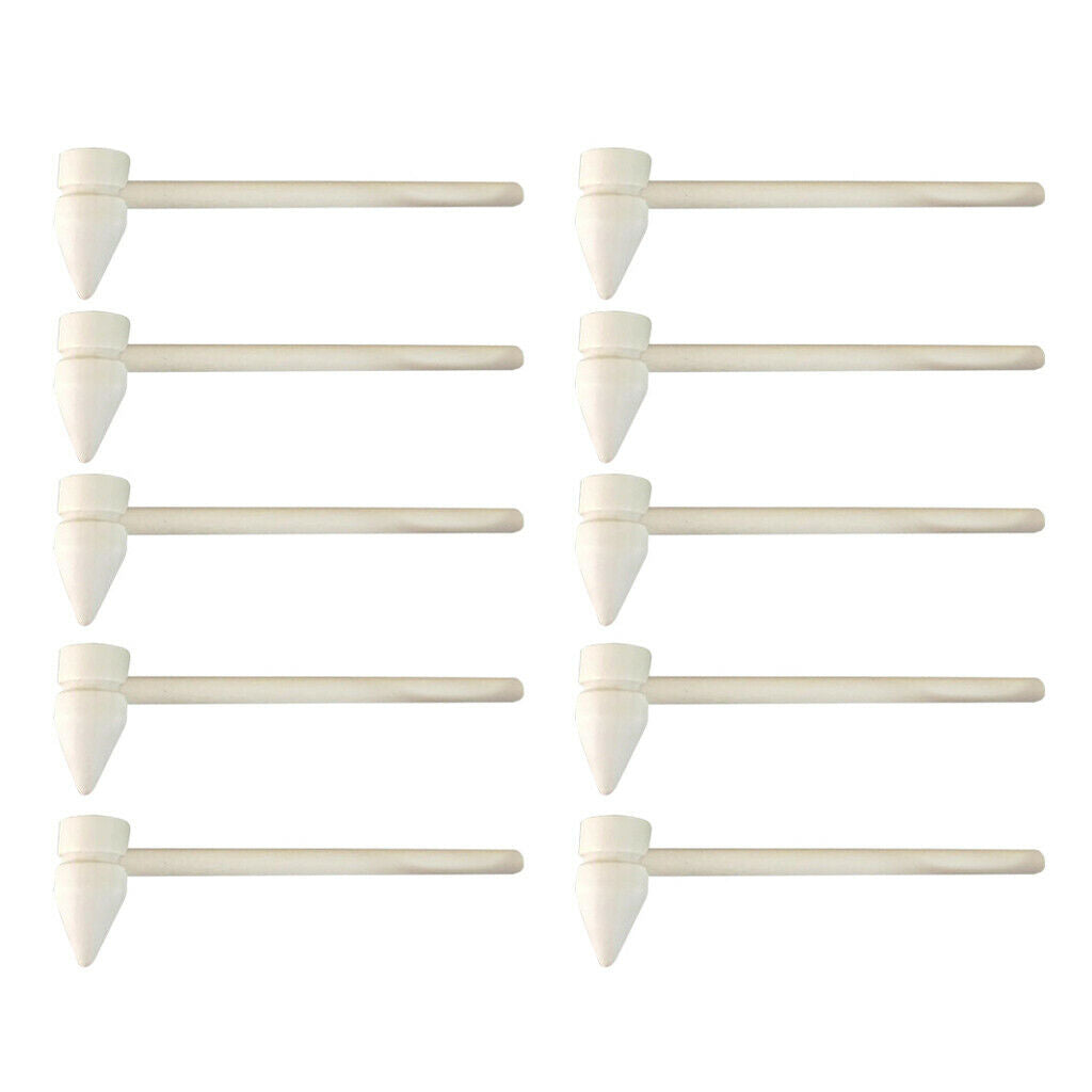 10pcs Lightweight Mini Wooden Hammer Mallet for Crab Lobster Seafood