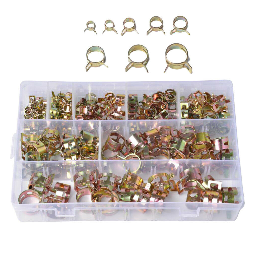 Spring   Clips   Vacuum   Fuel   Oil   Hose   Line   Clamps   Low   Pressure   6