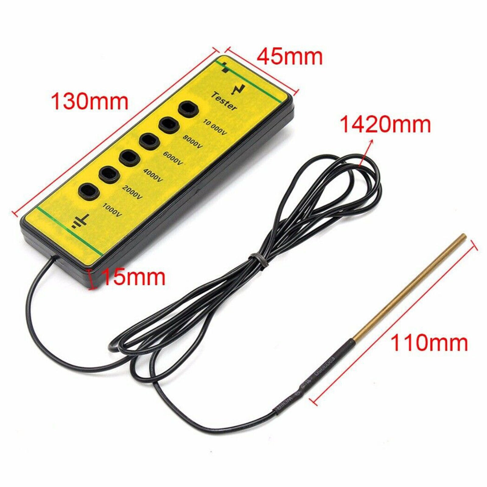 Fence Voltage Tester Electric Solar Energiser Volt Level Fencing 1000V to 10000V