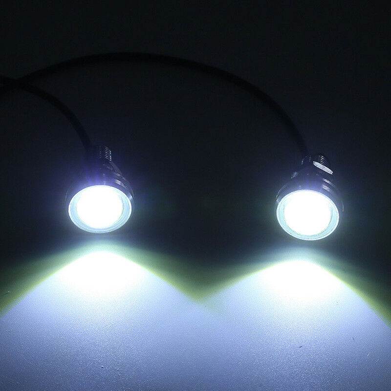 2X 18W Eagle Eye Lamp Daylight LED DRL Fog Daytime Running Car Light Tail GwDFA