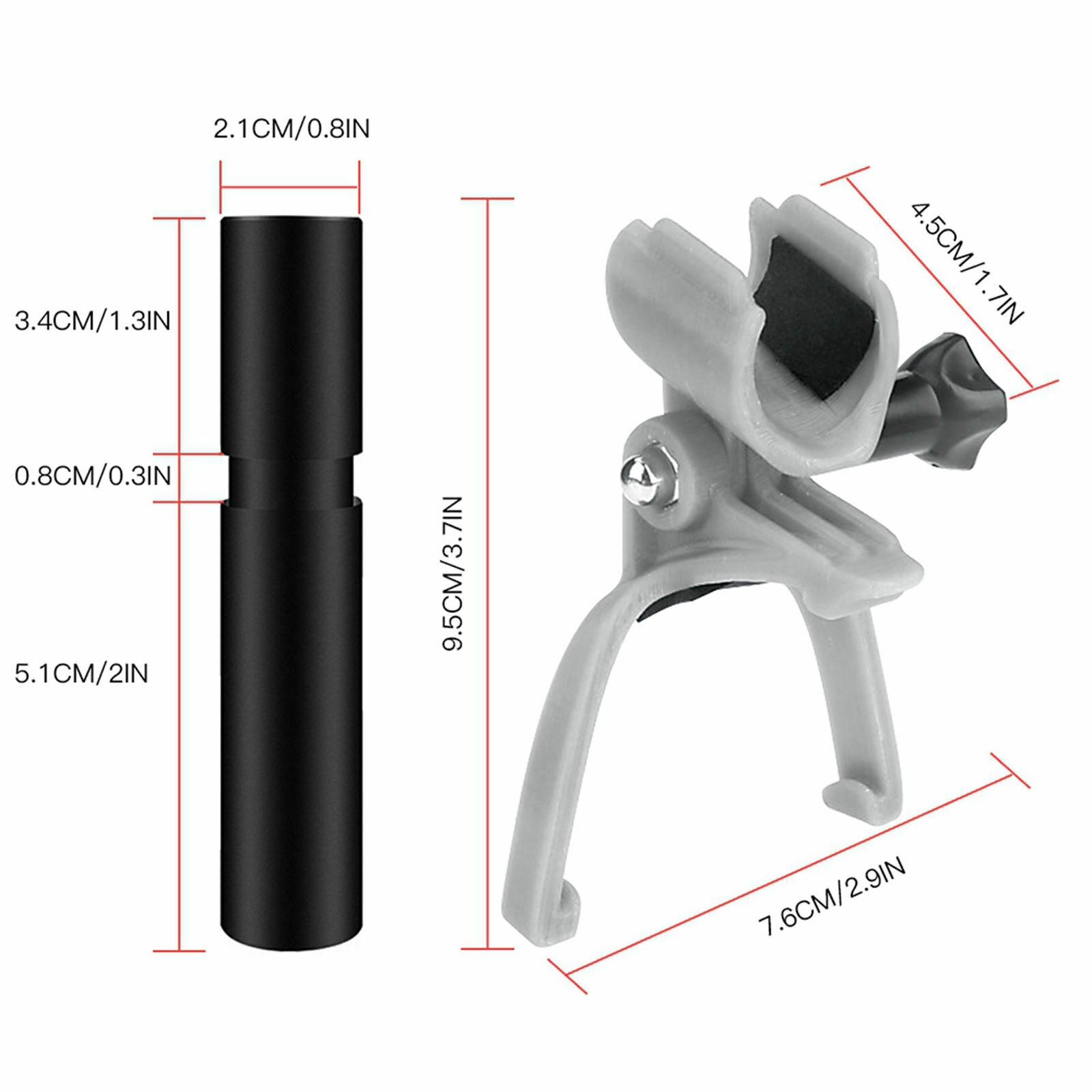 Rechargeable Drone LED Night Light Searchlight Holder for DJI FPV